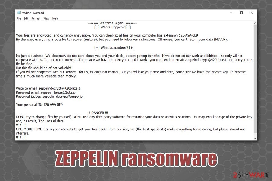 zepplin ransomware