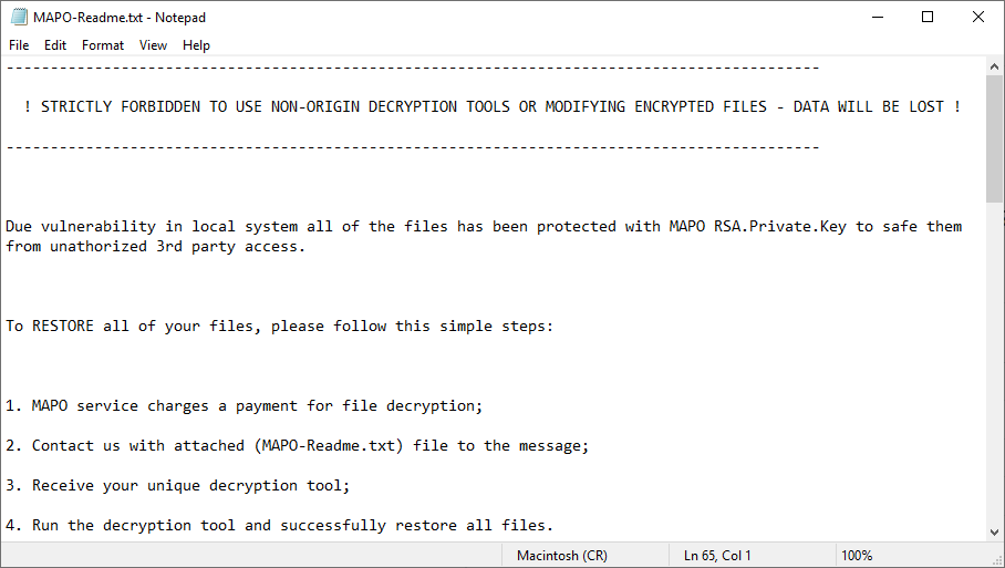 mapo ransomware